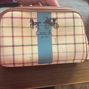 Vintage Coach cosmetic case
